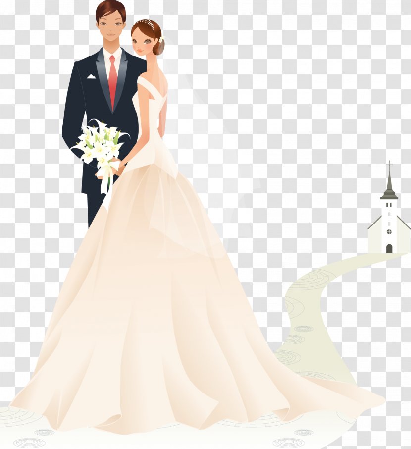 Wedding Invitation Bridegroom - Flower - Vector Transparent PNG