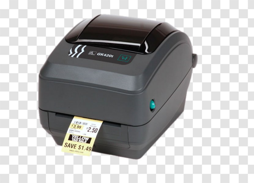 Label Printer Thermal-transfer Printing Barcode - Image Scanner Transparent PNG