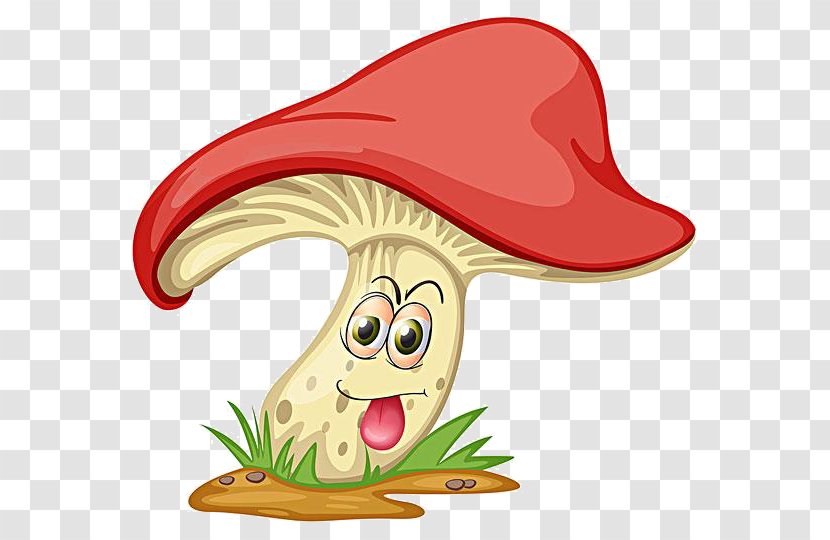 Mushroom Royalty-free Illustration - Bird - Cartoon Expression Material Transparent PNG