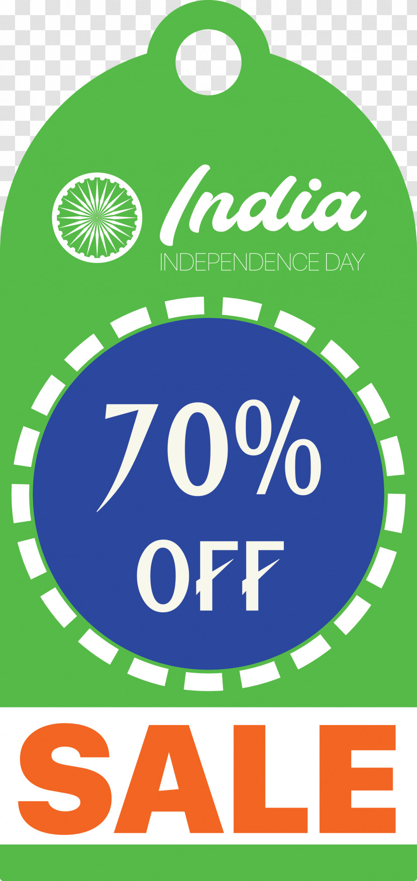 India Indenpendence Day Sale Tag India Indenpendence Day Sale Label Transparent PNG