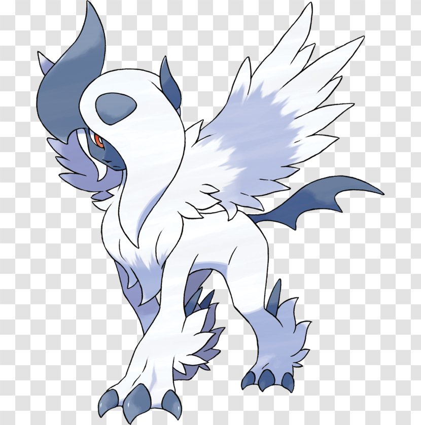 Pokémon X And Y Absol Sun Moon Omega Ruby Alpha Sapphire - Wing - Pok%c3%a9mon Transparent PNG