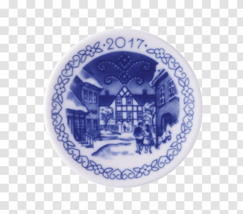 Royal Copenhagen Danish Christmas Plates Ceramic - Blue And White Porcelain - Plate Transparent PNG