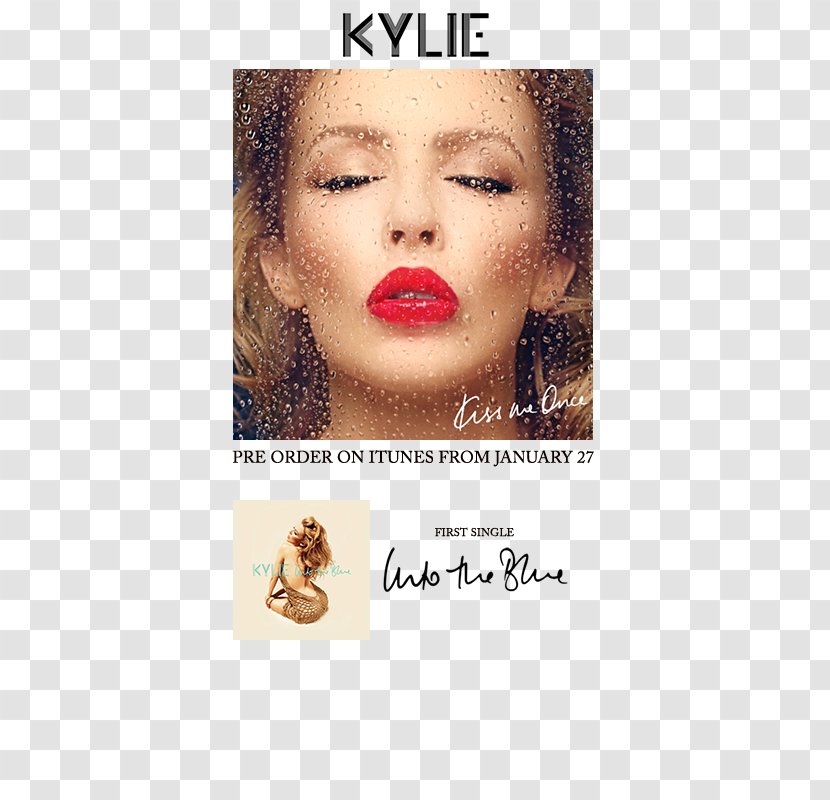 Kylie Minogue Kiss Me Once Album Into The Blue Compact Disc - Frame Transparent PNG
