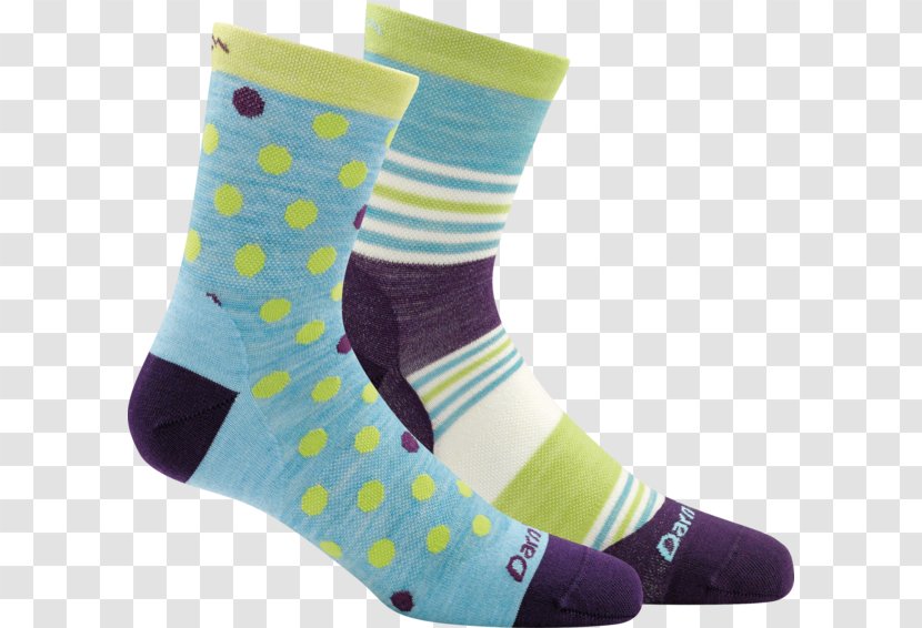 Boot Socks Cabot Hosiery Mills Crew Sock Footwear - Darn Tough - STRIPES AND DOTS Transparent PNG