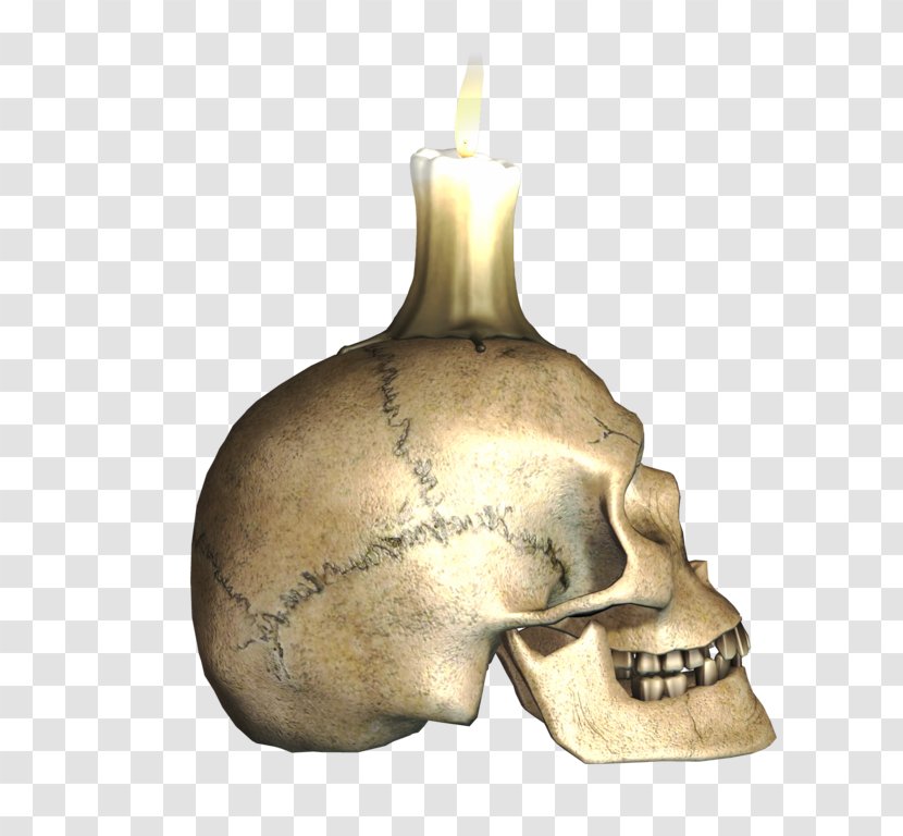 Skull Download DeviantArt - Brass - Candle Material Free To Pull Transparent PNG