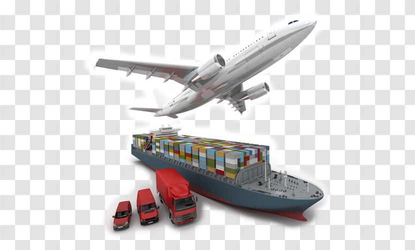 Airplane Freight Transport Cargo Ship - International Trade Transparent PNG