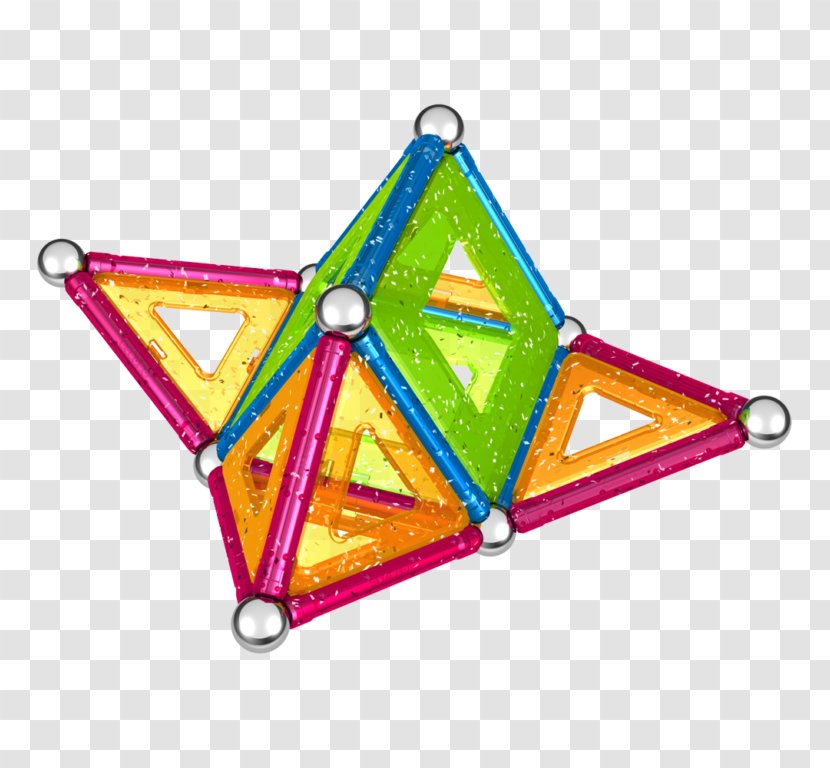 Geomag Toy Construction Set Triangle Game - Body Jewelry Transparent PNG
