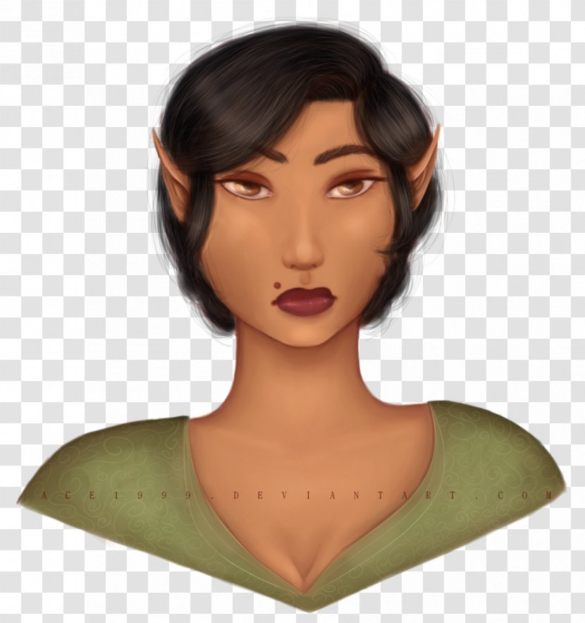 Dungeons & Dragons Drawing Face Chin Fantasy - Art - And Transparent PNG
