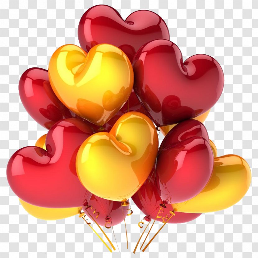 Birthday - Valentine S Day - Heart-shaped Balloon Transparent PNG