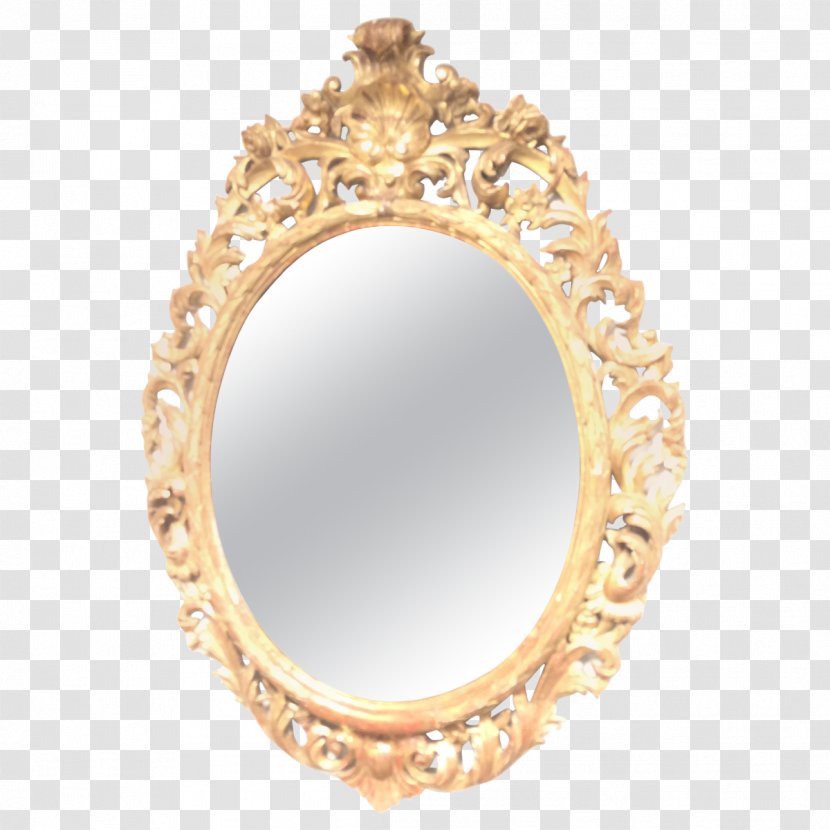 Oval Mirror - Picture Frame - Baroque Architecture Transparent PNG