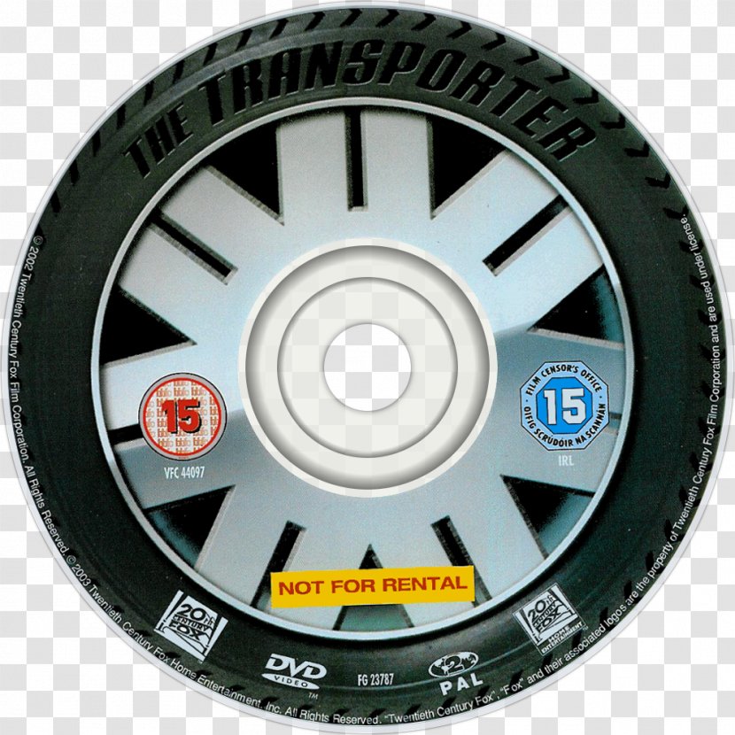 Alloy Wheel DVD Spoke Hubcap Compact Disc - Dvd Transparent PNG