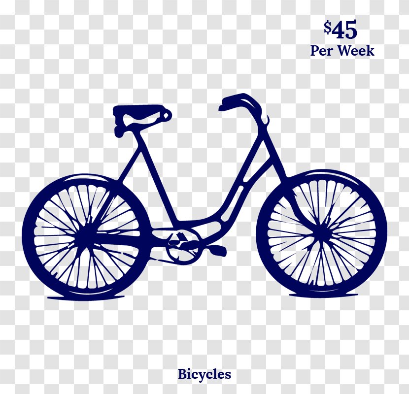 Racing Bicycle Vector Graphics Cycling - Rim - Rentals Isle Palms Transparent PNG