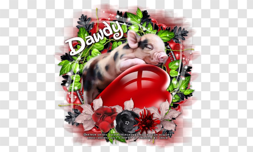 Christmas Ornament Puppy Snout - Pig Love Transparent PNG