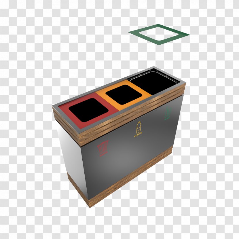 Metal Recycling Container Rubbish Bins & Waste Paper Baskets Wood - Dust Transparent PNG