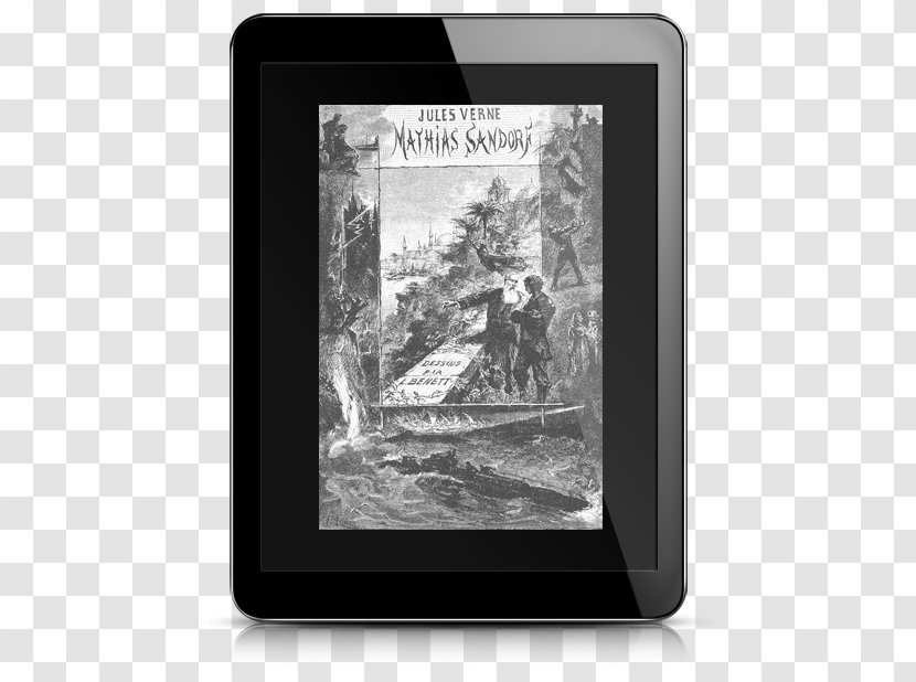 Mathias Sandorf Robur The Conqueror Lottery Ticket Eight Hundred Leagues On Amazon Five Weeks In A Balloon - Monochrome - Book Transparent PNG