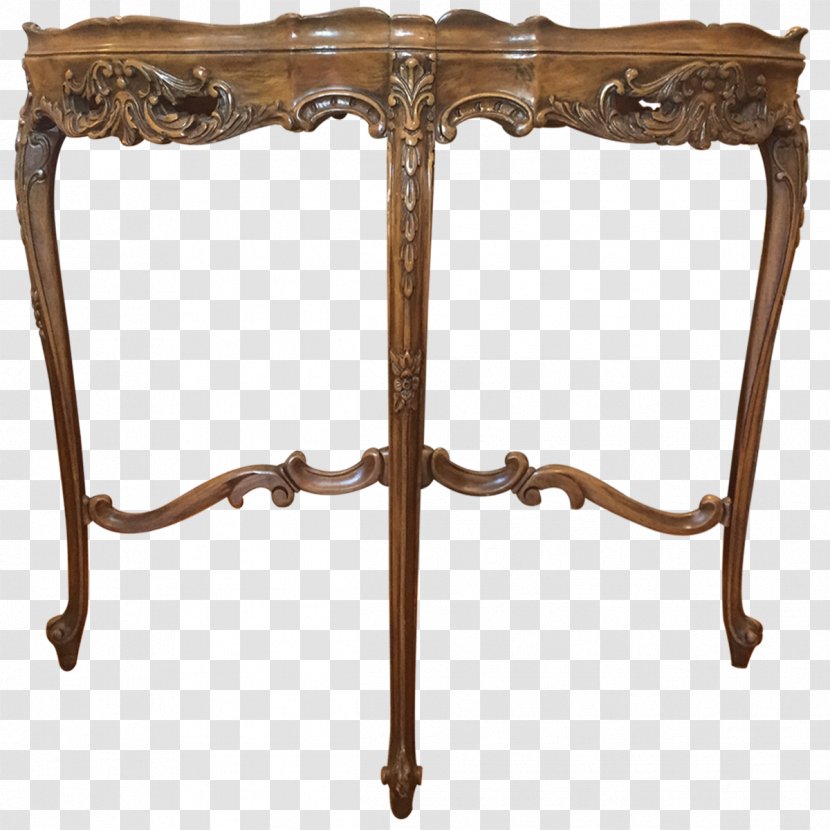 Table Garden Furniture Antique - End - Walnut Transparent PNG