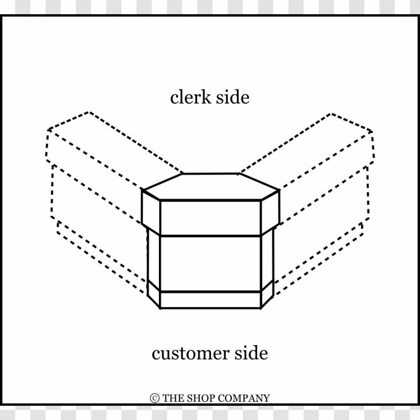 Paper Drawing White - Rectangle - Empty Glass Showcase Transparent PNG