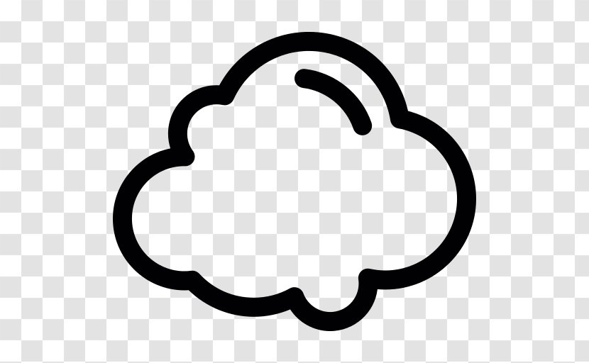 Cute Cloud - Computing - Oval Transparent PNG