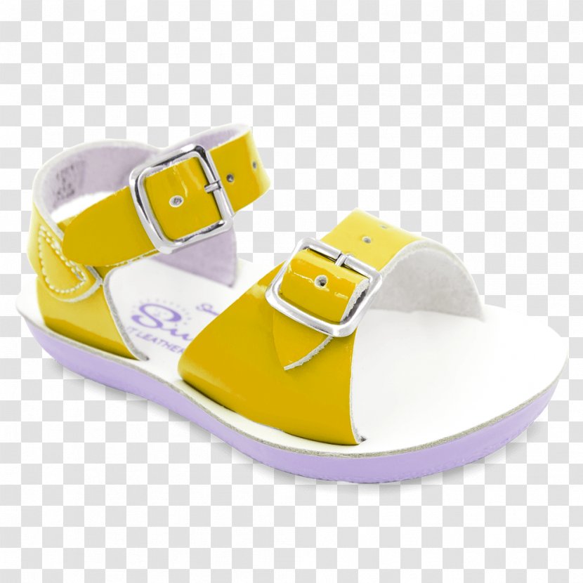 Saltwater Sandals Shoe Dress Clothing - Shiny Yellow Transparent PNG