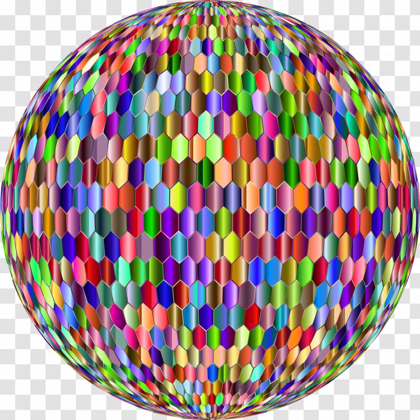 Hexagonal Tiling Sphere Circle Clip Art Transparent PNG