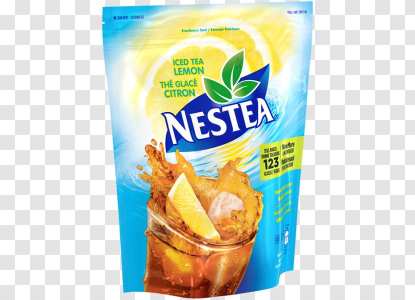 Iced Tea Juice Flavor Nestea - Lemon Transparent PNG
