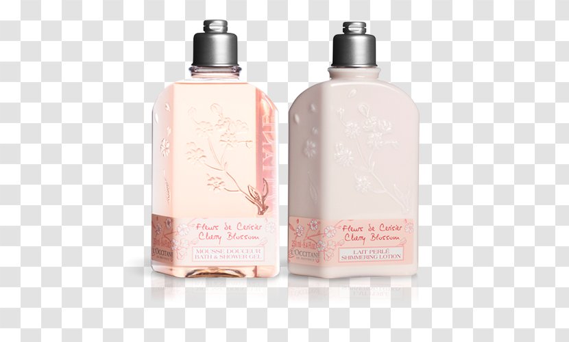 L'Occitane En Provence Lotion Perfume Bathing Cherry Blossom - Cosmetics Transparent PNG