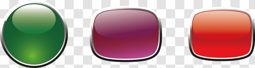 Magenta - Crystal Button Transparent PNG