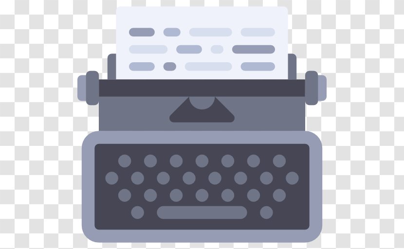 Typewriter Icon - Scalable Vector Graphics - An Old Printer Transparent PNG