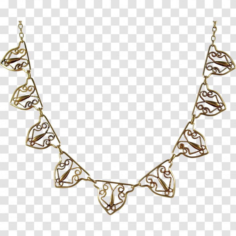 Necklace Earring Pendant Jewellery Gold - Jil Sander Transparent PNG