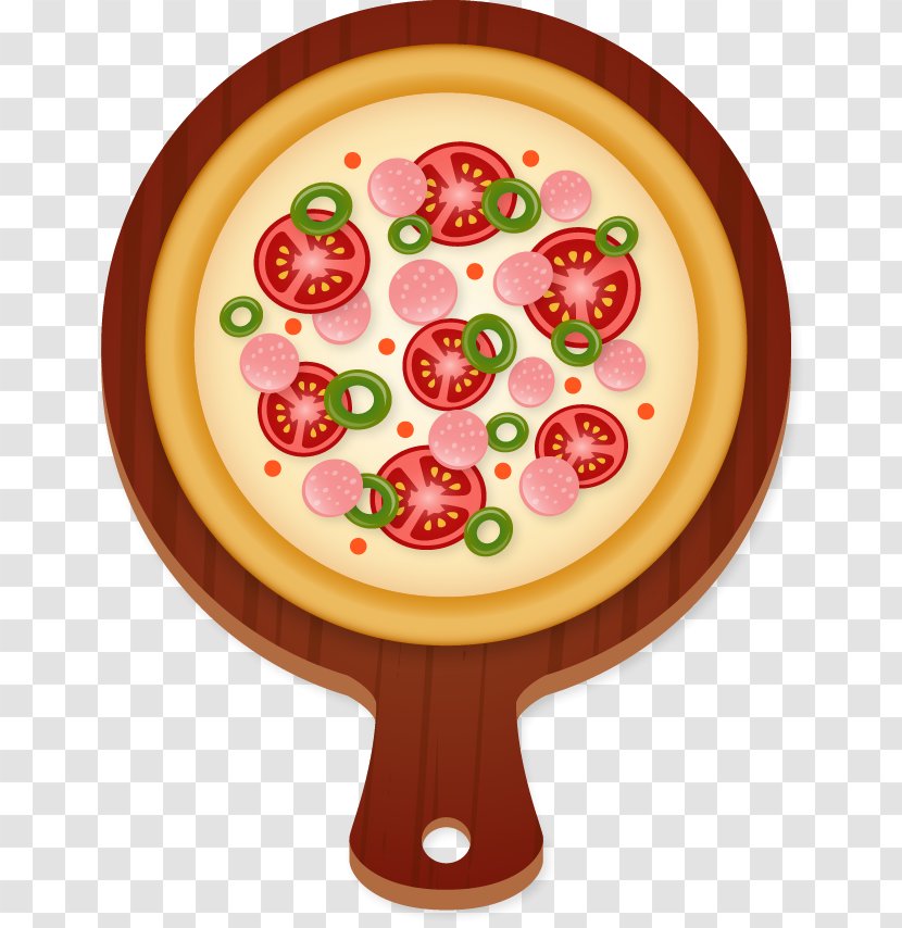 Pizza Italian Cuisine - Recipe - Vector Material Disc Transparent PNG