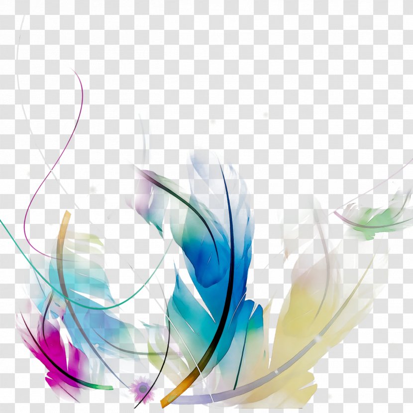 Graphic Design Clip Art Adobe Photoshop - White - Feather Transparent PNG