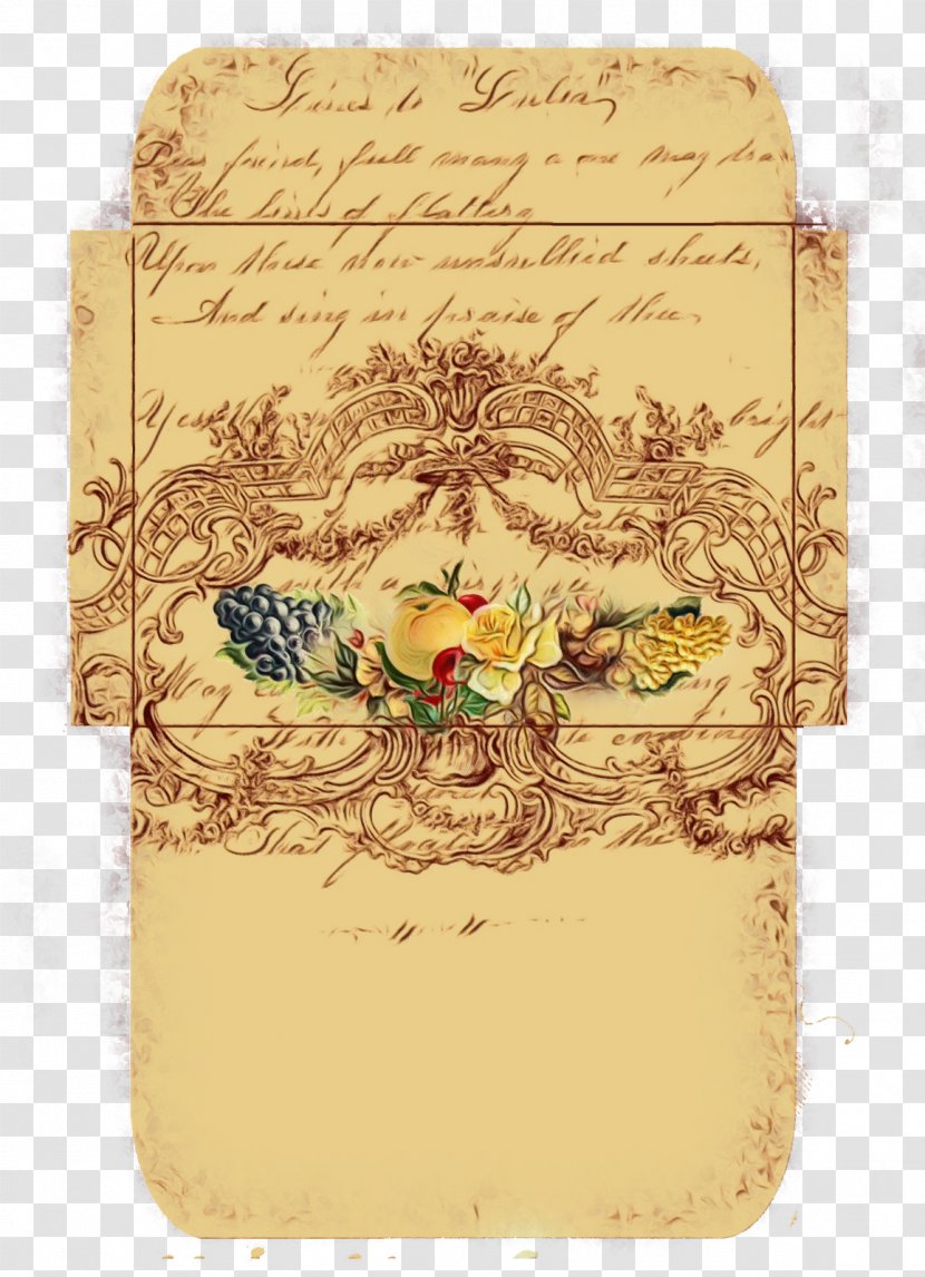 Watercolor Paper - Envelope - Technology Craft Transparent PNG