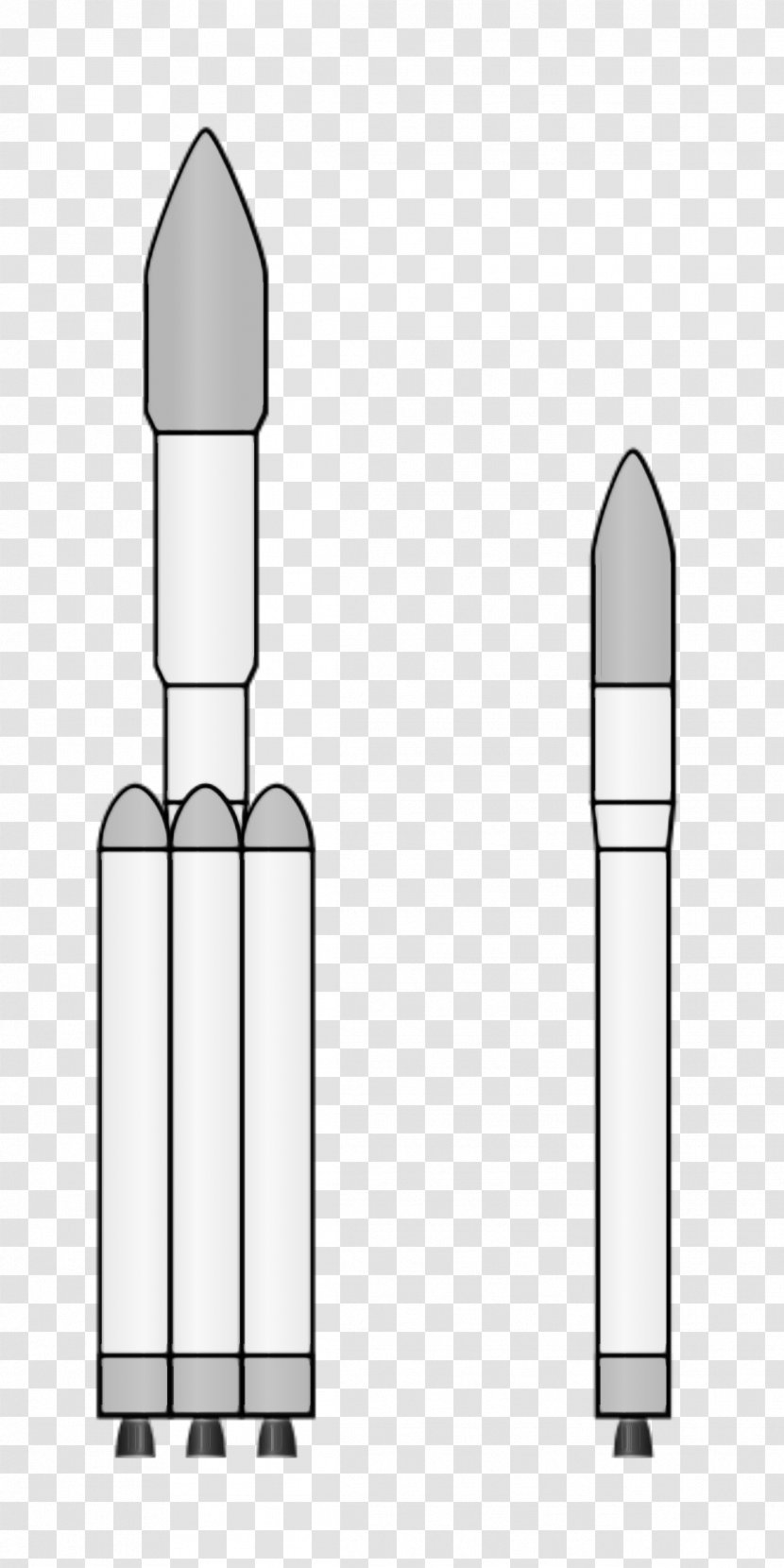 Cartoon Rocket - Ammunition - Bullet Transparent PNG