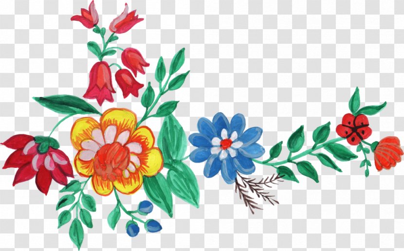 Watercolour Flowers Floral Design Clip Art - Creative Arts - Watercolor Wreath Transparent PNG