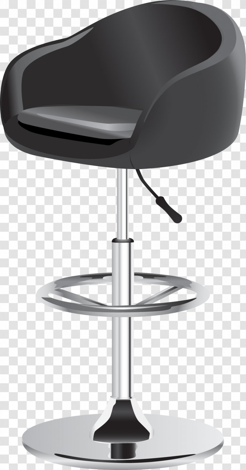 Bar Stool Chair Table Furniture - Vector Hand-painted Seat Transparent PNG