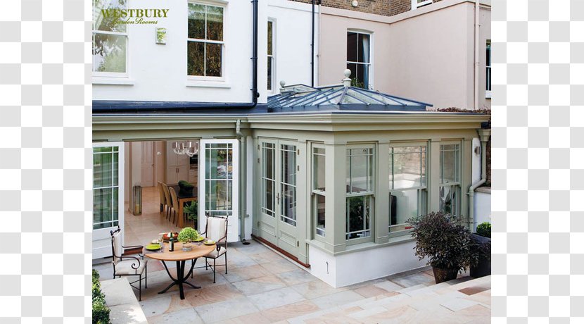 Window Orangery Conservatory Roof Sunroom - Facade - Victorian House Transparent PNG