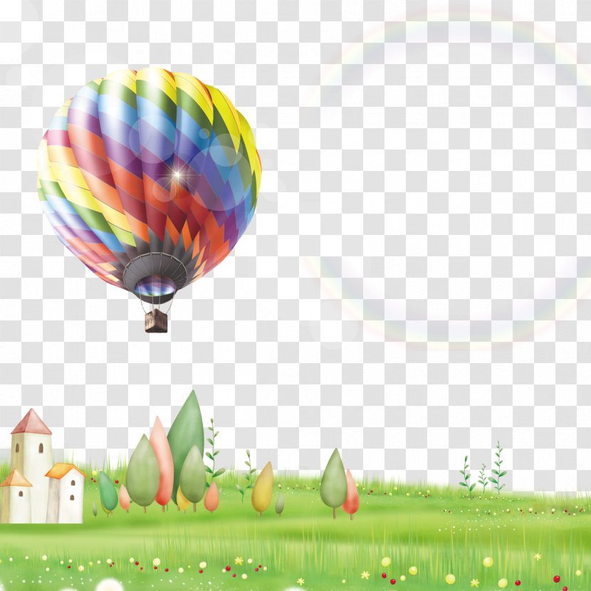 Package Tour Flight Travel Icon - Meadow - Hand-painted Grass Transparent PNG
