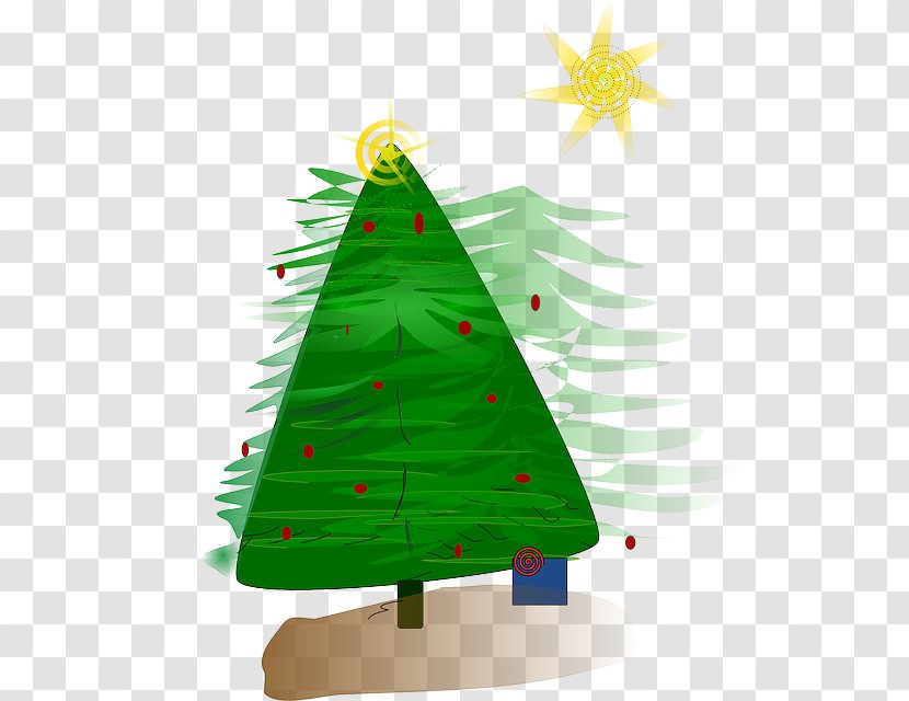 Christmas New Year Clip Art - Conifer Transparent PNG