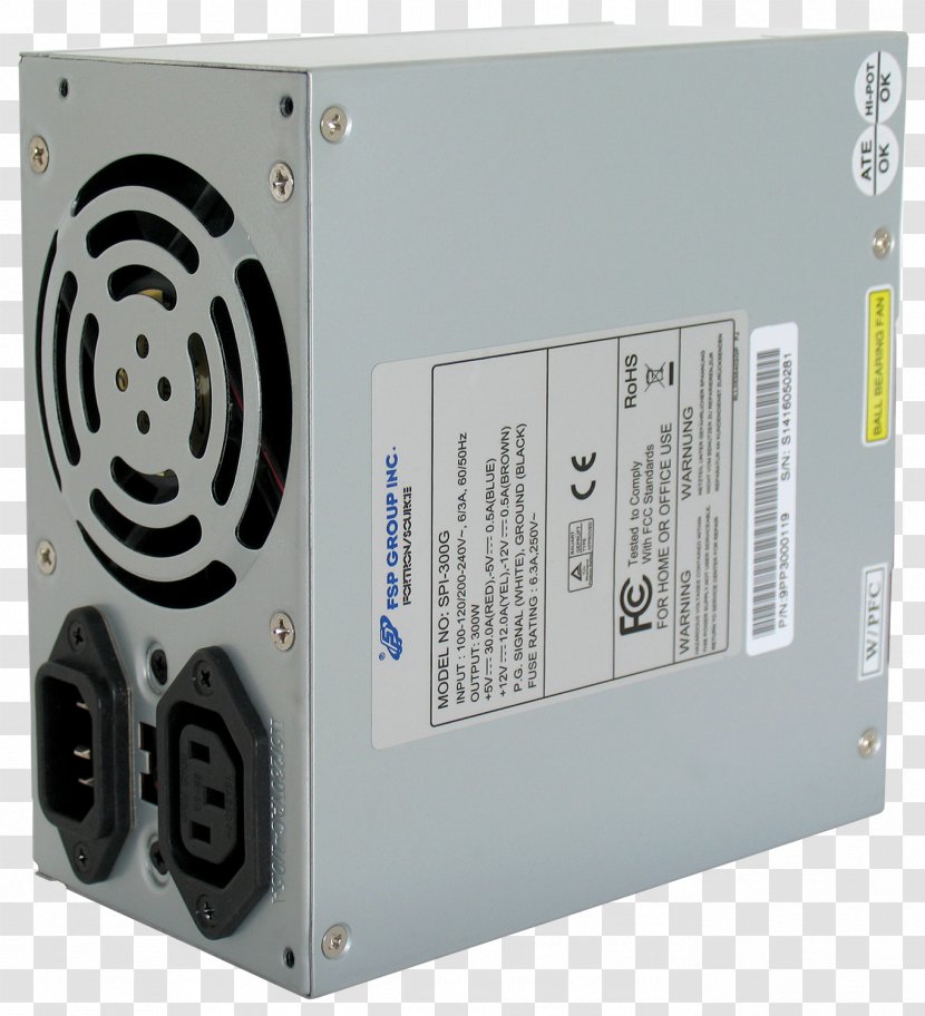Power Converters Supply Unit FSP Group ATX 80 Plus - Atx - Computer Transparent PNG