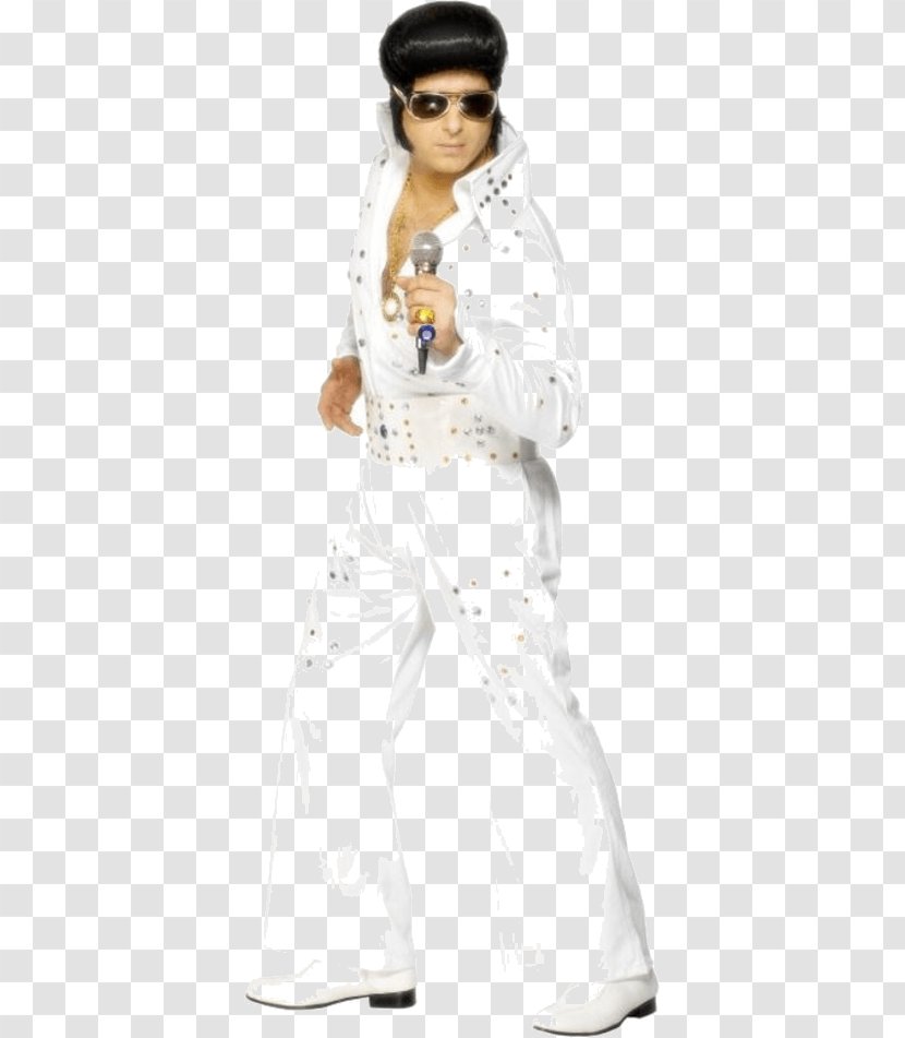 Elvis Presley Costume Party Jumpsuit Adult - White - Shirt Transparent PNG
