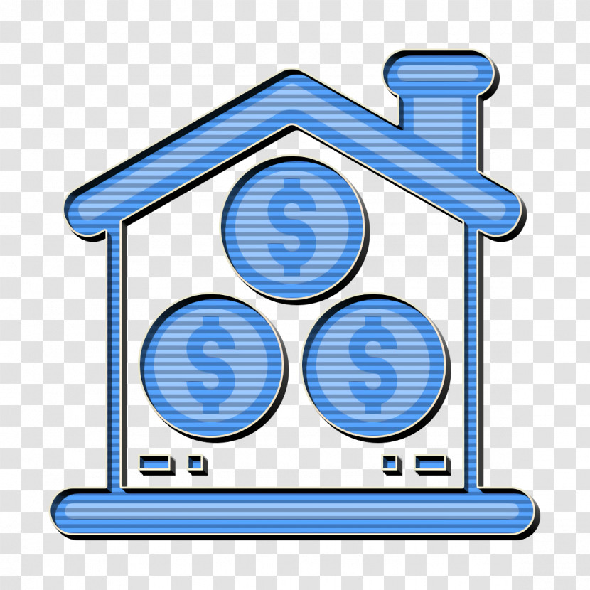 Coin Icon Home Icon Architecture And City Icon Transparent PNG