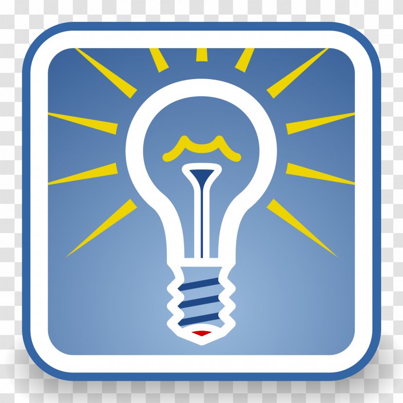 Incandescent Light Bulb Clip Art Openclipart - Yellow Transparent PNG