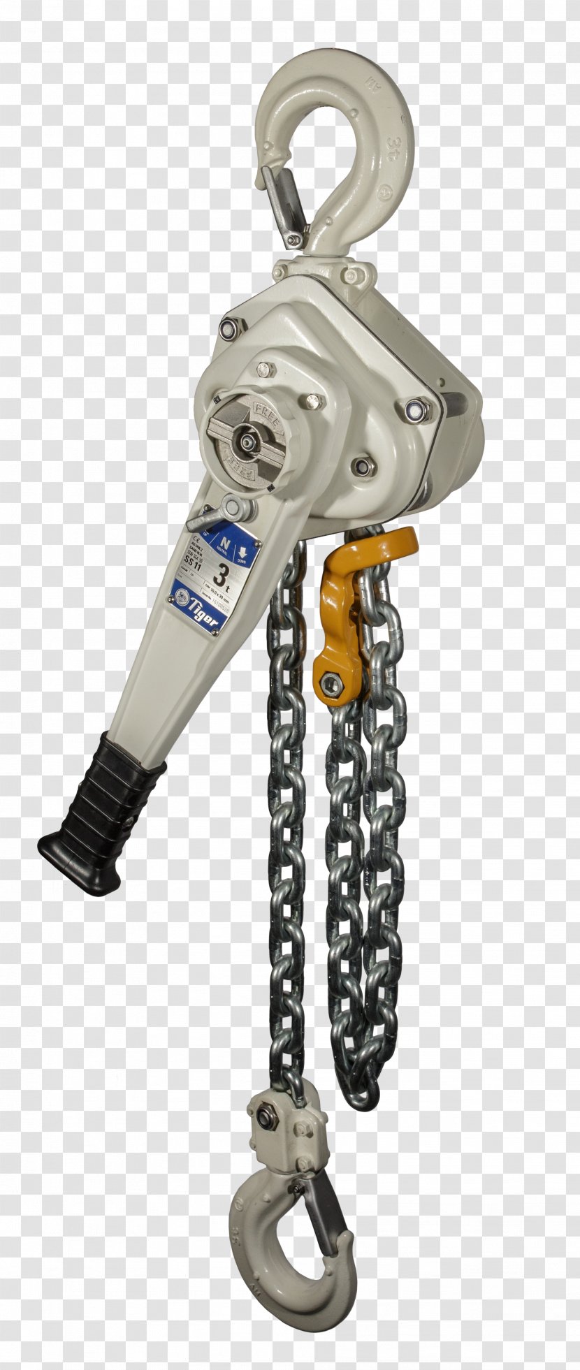 Tiger Hoist Block And Tackle Lever Chain - Industry - Hoisting Machine Transparent PNG