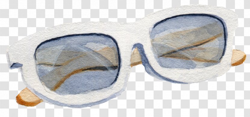 Goggles Sunglasses - Hand-painted Glasses Transparent PNG