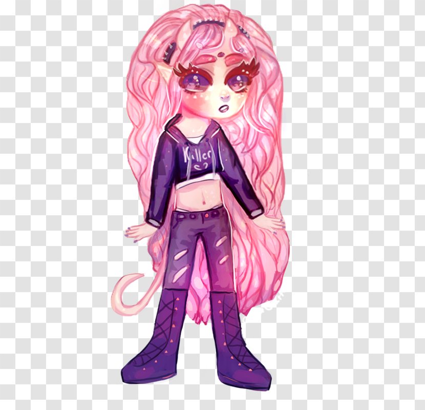 Long Hair Doll Pink M 02PD - Cartoon - Circolo Del Partito Democratico Di MilanoDoll Transparent PNG