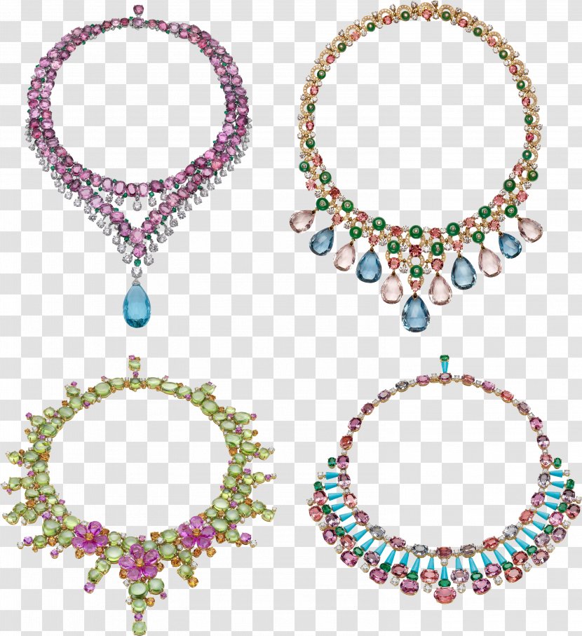 Earring Jewellery Bulgari Necklace Gemstone - Emerald Transparent PNG