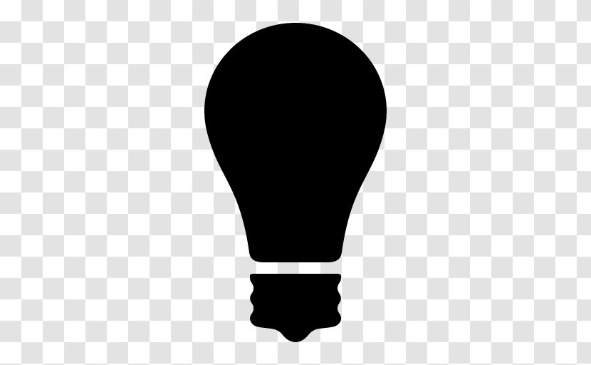 Incandescent Light Bulb Silhouette Clip Art Transparent PNG