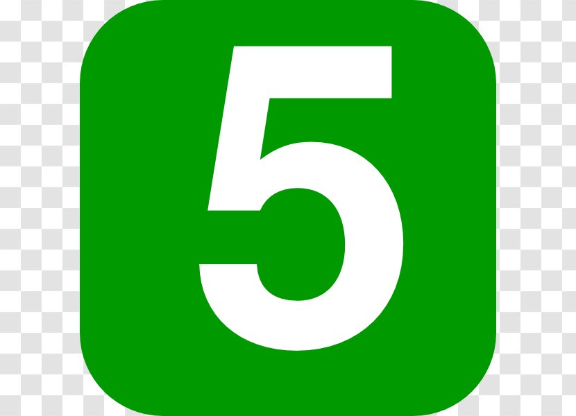 No 5 Green Drive Blog Number Clip Art - Brand - 5k Transparent PNG