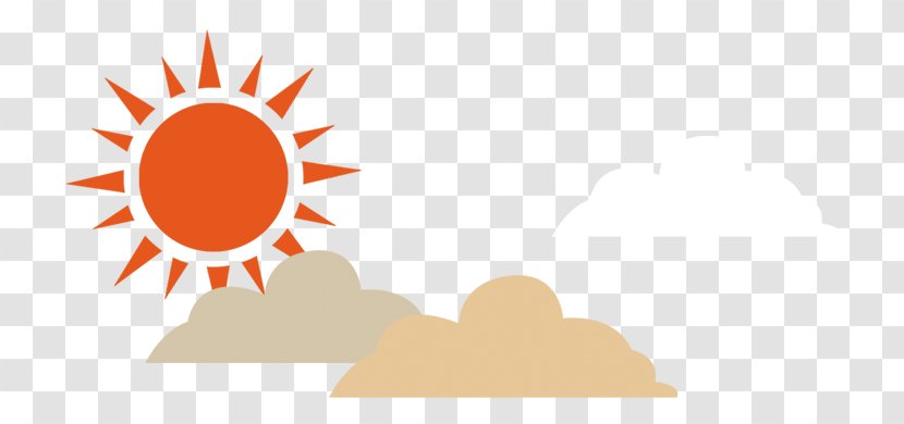 Cloud - Orange - Sun, Cloud, Transparent PNG