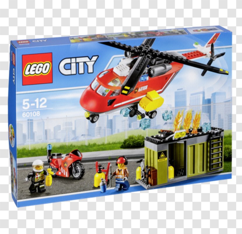 LEGO 60108 City Fire Response Unit Lego Toy Block Transparent PNG